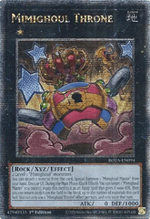 Mimighoul Throne - ROTA-EN094 (Quarter Century Secret Rare) - 1st Edition